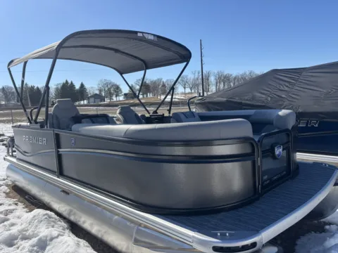Another view of 2026 PREMIER SUNSCAPE 200 RF 90HP BUNK TRAILER for sale in Detroit Lakes, MN at McLaughlin's RV & Marine - Detroit Lakes