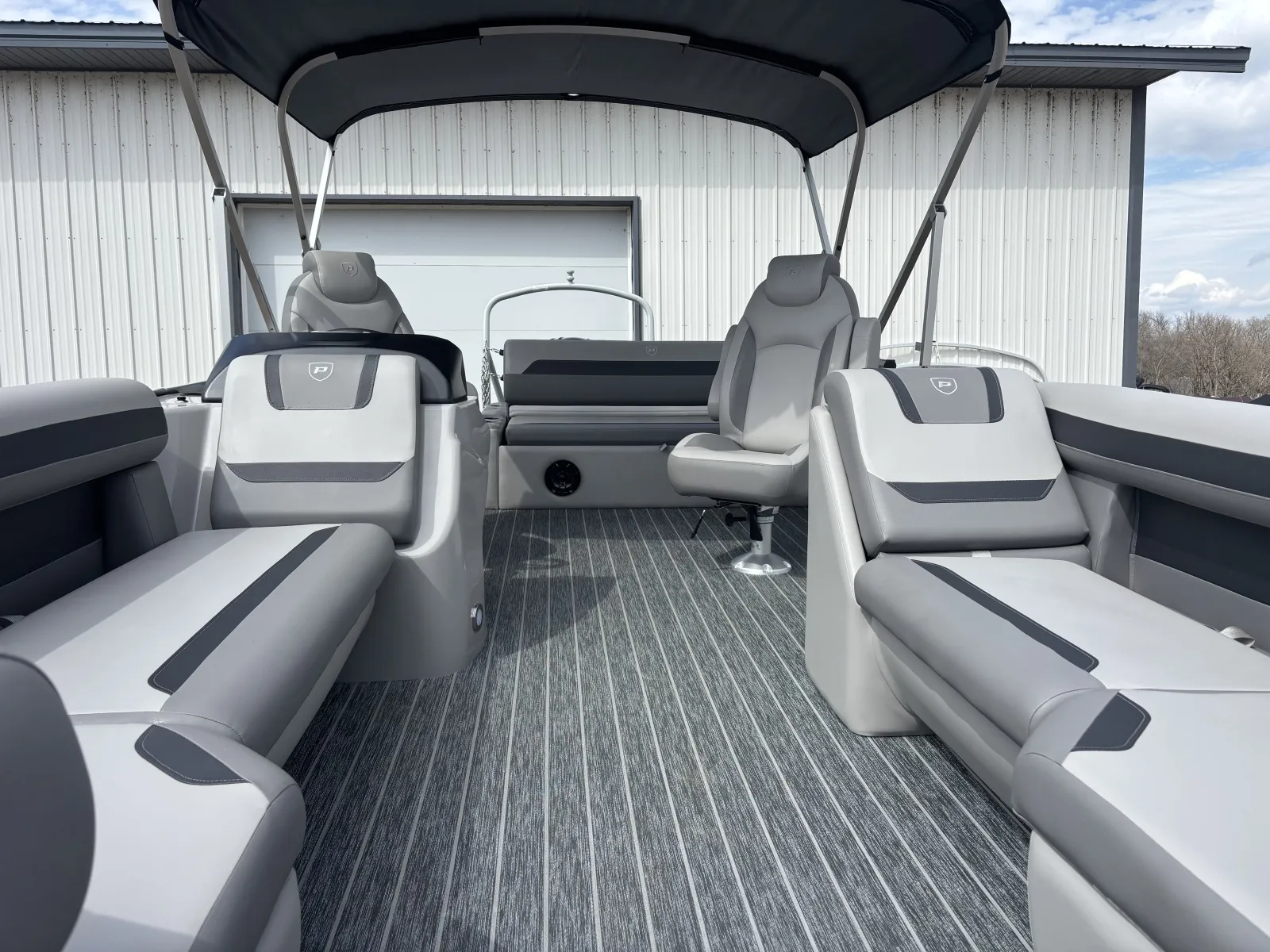 More photos of 2026 PREMIER SUNSCAPE 220 RL PTX TRIPLE 200HP BUNK TRAILER at McLaughlin's RV & Marine - Detroit Lakes, MN