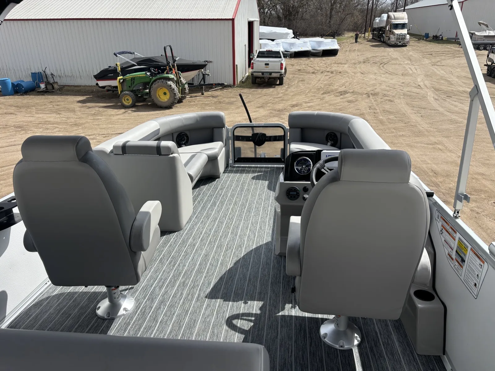 More photos of 2026 PREMIER SUNSCAPE 220 RL PTX TRIPLE 200HP BUNK TRAILER at McLaughlin's RV & Marine - Detroit Lakes, MN