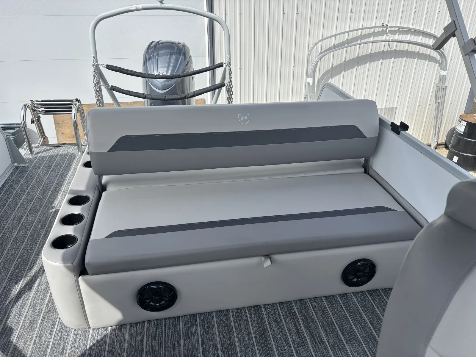Another view of 2026 PREMIER SUNSCAPE 220 RL PTX TRIPLE 200HP BUNK TRAILER for sale in Detroit Lakes, MN at McLaughlin's RV & Marine - Detroit Lakes