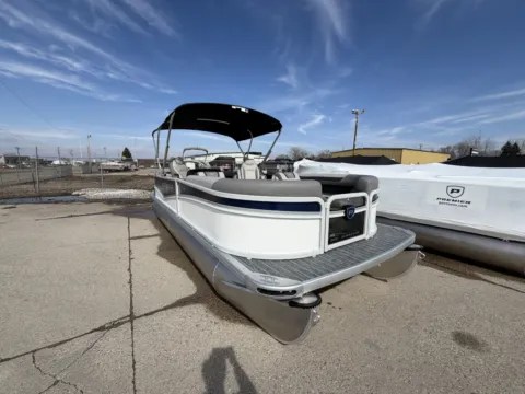 Another view of 2026 PREMIER SUNSCAPE 220 RF 115HP BUNK TRAILER for sale in Fargo, ND at McLaughlin's RV and Marine - Fargo