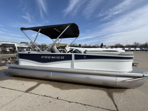 Another view of 2026 PREMIER SUNSCAPE 220 RF 115HP BUNK TRAILER for sale in Fargo, ND at McLaughlin's RV and Marine - Fargo
