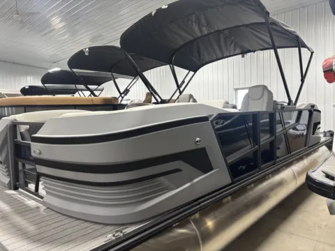 Another view of 2026 SYLVAN R SERIES R-22 LZ DH 115HP BUNK TRAILER for sale in Detroit Lakes, MN at McLaughlin's RV & Marine - Detroit Lakes