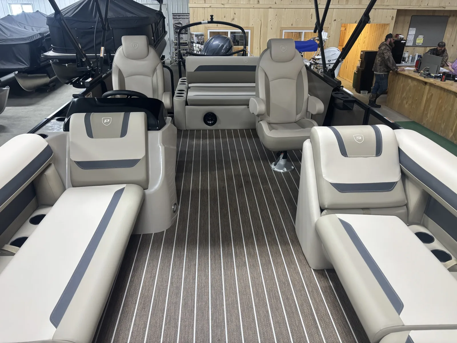 Unknown 2026 PREMIER SUNSCAPE 220 RL PTX TRIPLE 200HP BUNK TRAILER for sale in Fargo, ND