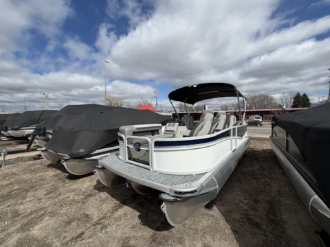 Another view of 2026 PREMIER SUNSCAPE 220 RF PTX TRIPLE 200HP BUNK TRAILER for sale in Fargo, ND at McLaughlin's RV and Marine - Fargo