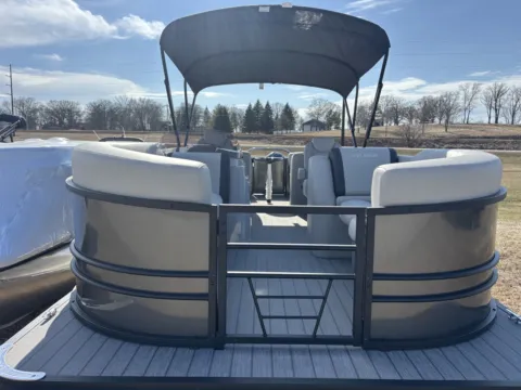 Another view of 2026 SYLVAN MIRAGE 822 LZ 115HP BUNK TRAILER for sale in Detroit Lakes, MN at McLaughlin's RV & Marine - Detroit Lakes