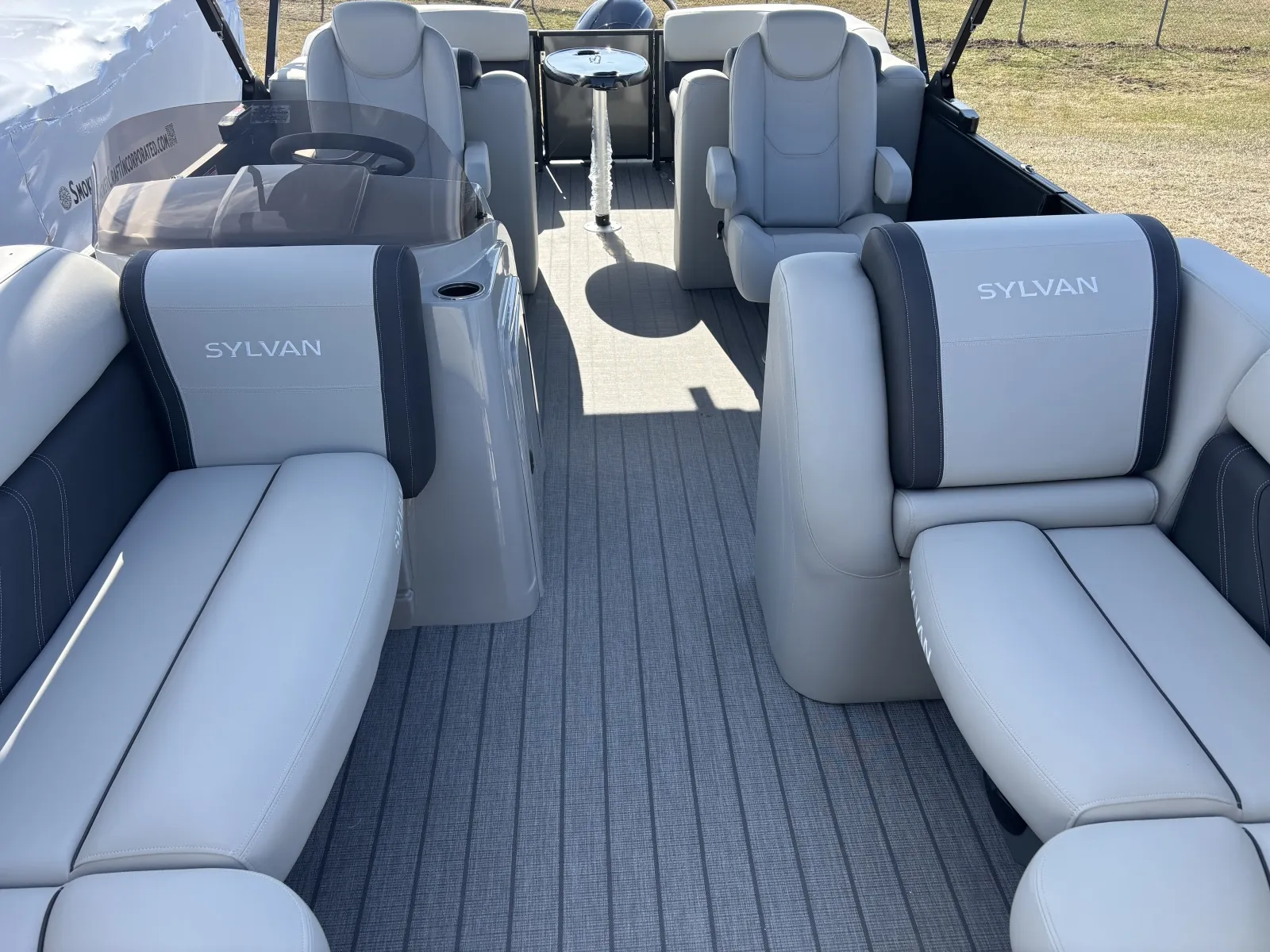 Photos of 2026 SYLVAN MIRAGE 822 LZ 115HP BUNK TRAILER for sale in Detroit Lakes, MN at McLaughlin's RV & Marine - Detroit Lakes