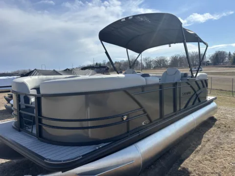 More photos of 2026 SYLVAN MIRAGE 822 LZ 115HP BUNK TRAILER at McLaughlin's RV & Marine - Detroit Lakes, MN