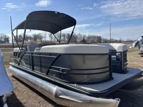 Another view of 2026 SYLVAN MIRAGE 822 LZ 115HP BUNK TRAILER for sale in Detroit Lakes, MN at McLaughlin's RV & Marine - Detroit Lakes