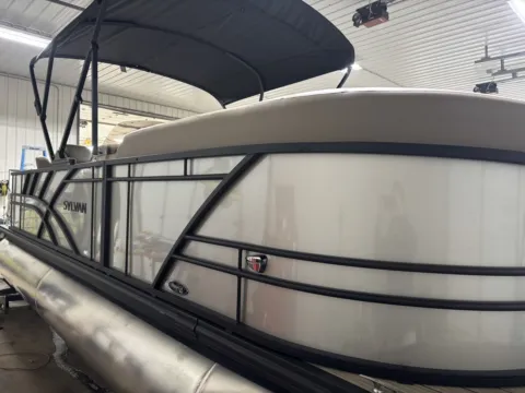 More photos of 2026 SYLVAN MIRAGE 822 PARTY FISH 115HP BUNK TRAILER at McLaughlin's RV & Marine - Detroit Lakes, MN