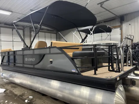 Photos of 2026 GODFREY XPERIENCE 2286 SFLX TRIPLE 200HP BUNK TRAILER for sale in Fargo, ND at McLaughlin's RV and Marine - Fargo