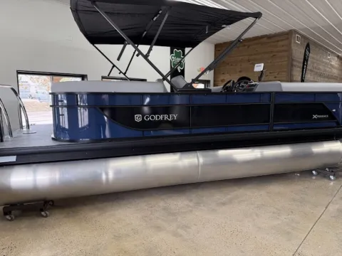 Another view of 2026 GODFREY XPERIENCE 2286 SBX 115HP BUNK TRAILER for sale in Fargo, ND at McLaughlin's RV and Marine - Fargo