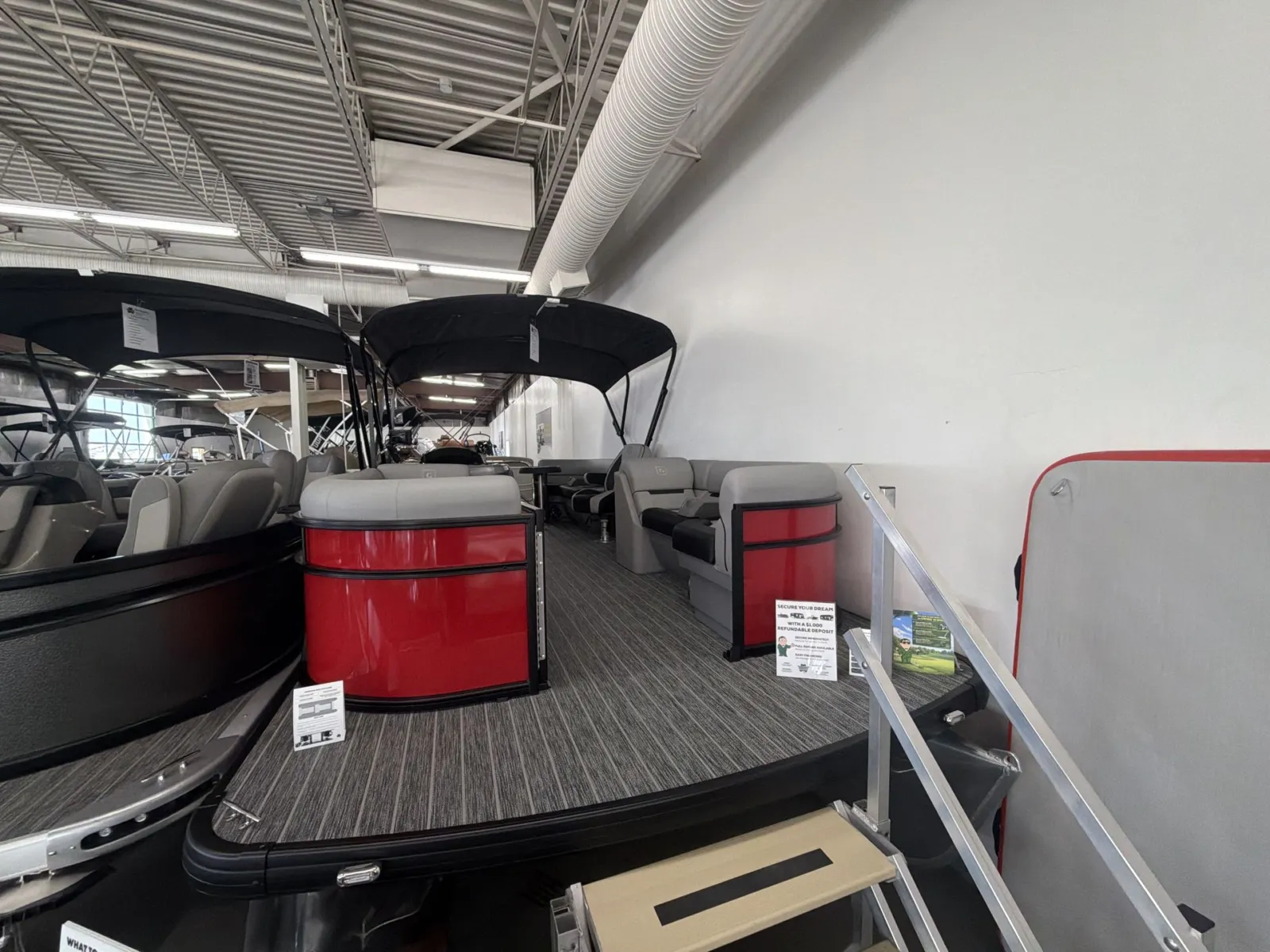 Red 2026 GODFREY XPERIENCE 2286 SBX 115HP BUNK TRAILER for sale in Fargo, ND
