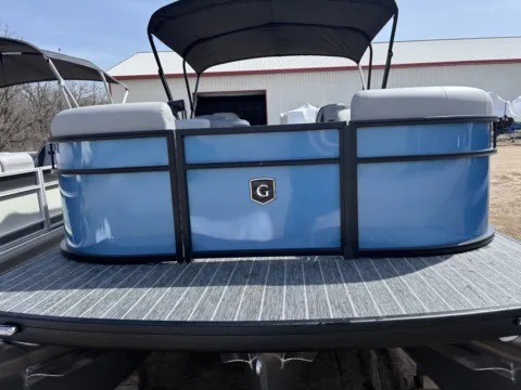 Another view of 2026 GODFREY XPERIENCE 2286 SBX TRIPLE 150HP BUNK TRAILER for sale in Detroit Lakes, MN at McLaughlin's RV & Marine - Detroit Lakes