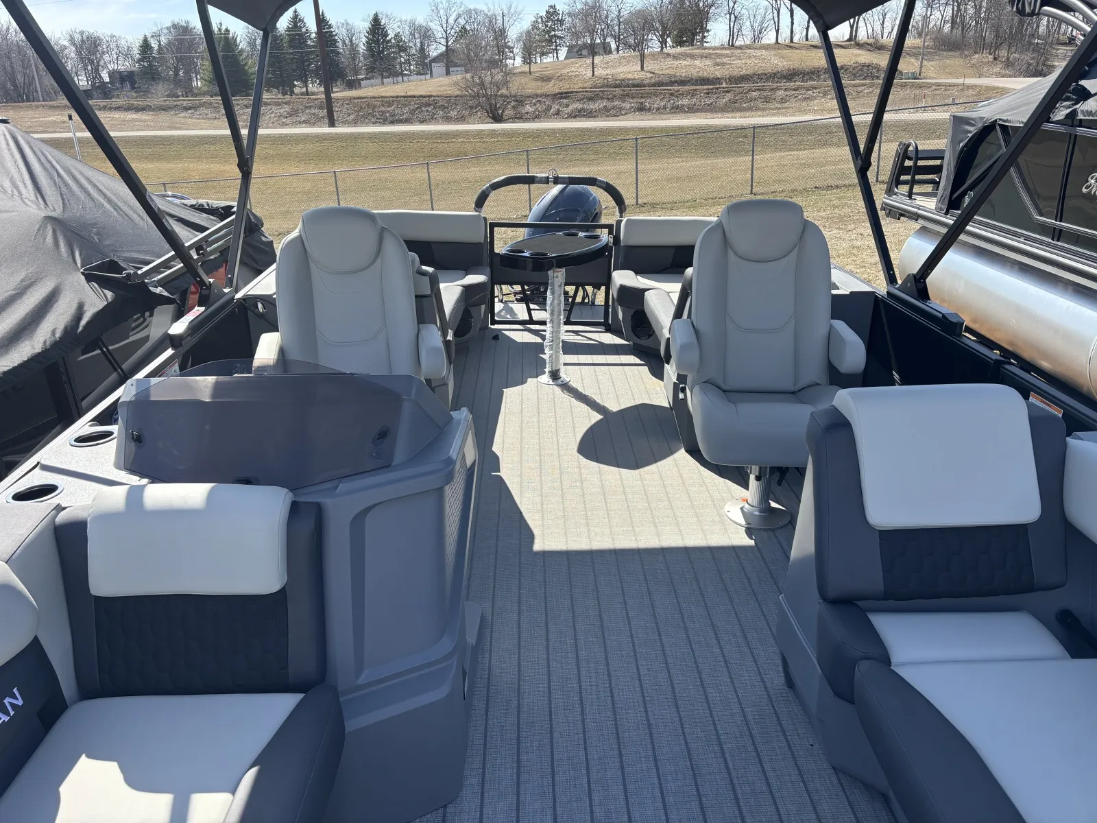 Gray 2026 SYLVAN R SERIES R-22 LZ DH 115HP BUNK TRAILER for sale in Detroit Lakes, MN