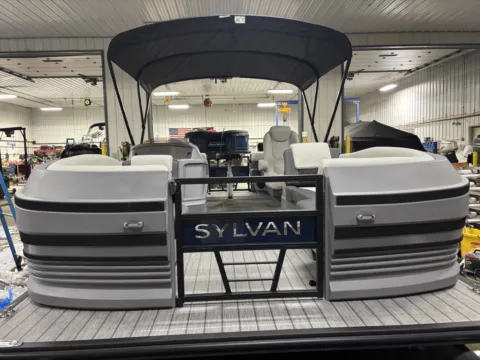 Another view of 2026 SYLVAN R SERIES R-20 LZ DH 90HP BUNK TRAILER for sale in Fargo, ND at McLaughlin's RV and Marine - Fargo