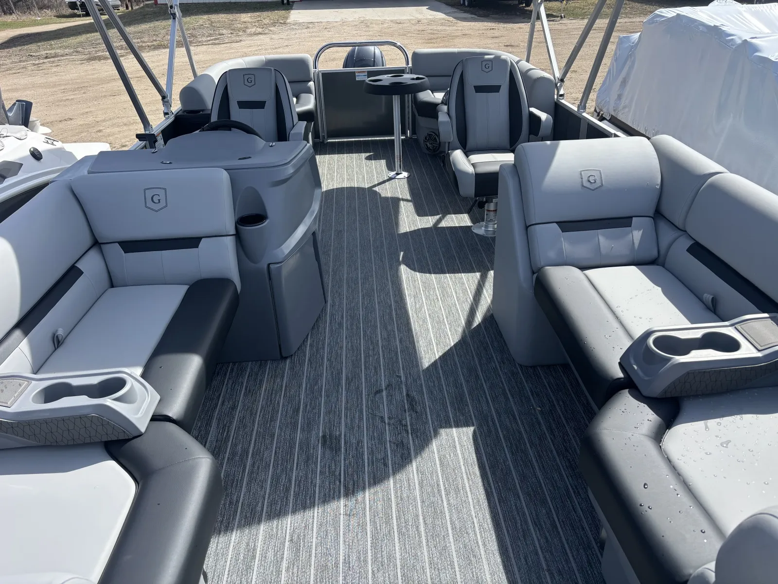 Photos of 2026 GODFREY XPERIENCE 2286 SBX 115HP BUNK TRAILER for sale in Detroit Lakes, MN at McLaughlin's RV & Marine - Detroit Lakes