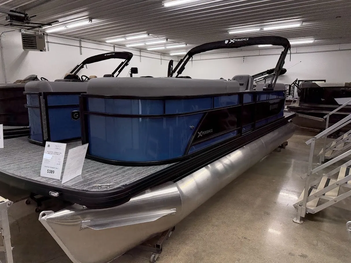 Photos of 2026 GODFREY XPERIENCE 2286 SBX 115HP BUNK TRAILER for sale in Fargo, ND at McLaughlin's RV and Marine - Fargo