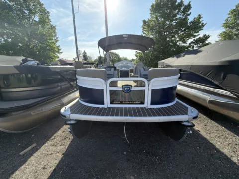 Another view of 2026 PREMIER SUNSCAPE 220 RF 115HP BUNK TRAILER for sale in Fargo, ND at McLaughlin's RV and Marine - Fargo