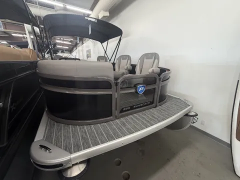 Another view of 2027 PREMIER SUNSCAPE 220 RF 115HP BUNK TRAILER for sale in Fargo, ND at McLaughlin's RV and Marine - Fargo