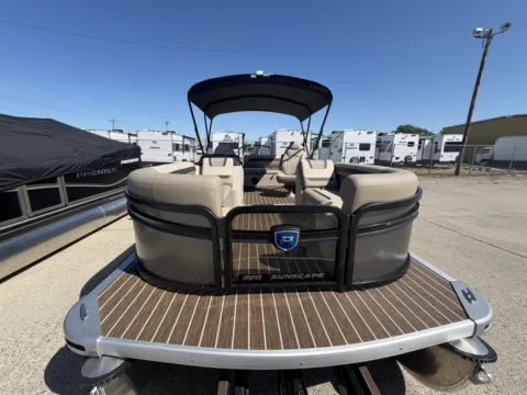 Another view of 2027 PREMIER SUNSCAPE 220 RL 115HP BUNK TRAILER for sale in Fargo, ND at McLaughlin's RV and Marine - Fargo