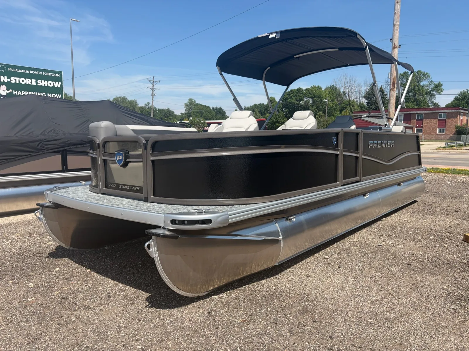 Photos of 2027 PREMIER SUNSCAPE 220 RL 150HP BUNK TRAILER for sale in Fargo, ND at McLaughlin's RV and Marine - Fargo