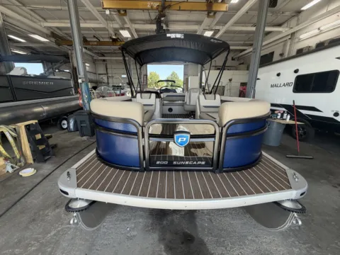 Another view of 2027 PREMIER SUNSCAPE 200 RL 90HP BUNK TRAILER for sale in Fargo, ND at McLaughlin's RV and Marine - Fargo