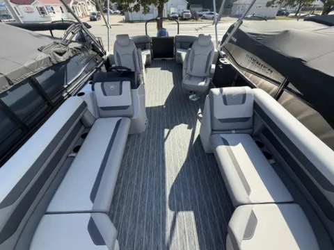 Black 2027 PREMIER SUNSCAPE 220 RF 115HP BUNK TRAILER for sale in Fargo, ND