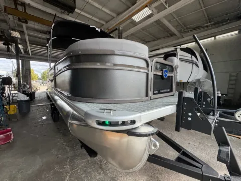 Another view of 2027 PREMIER SUNSCAPE 220 RF 115HP BUNK TRAILER for sale in Fargo, ND at McLaughlin's RV and Marine - Fargo