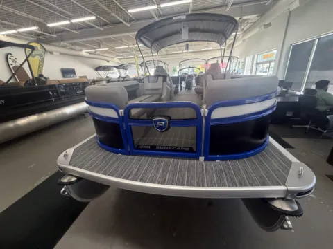 Another view of 2027 PREMIER SUNSCAPE 220 RF 115HP BUNK TRAILER for sale in Fargo, ND at McLaughlin's RV and Marine - Fargo