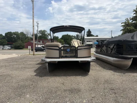 Another view of 2027 PREMIER SUNSCAPE 220 RF 90HP BUNK TRAILER for sale in Fargo, ND at McLaughlin's RV and Marine - Fargo