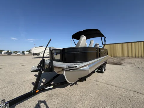 Photos of 2027 PREMIER SUNSCAPE 220 RL PTX TRIPLE 200HP BUNK TRAILER for sale in Fargo, ND at McLaughlin's RV and Marine - Fargo