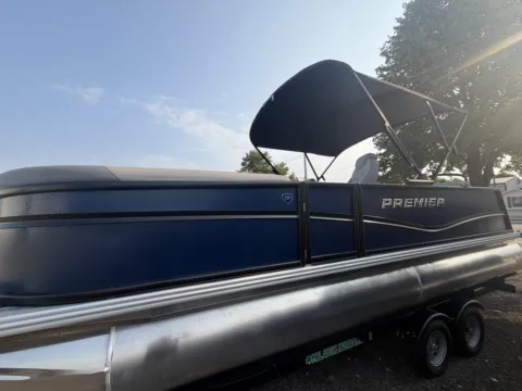 Another view of 2027 PREMIER SUNSCAPE 220 RL 115HP BUNK TRAILER for sale in Fargo, ND at McLaughlin's RV and Marine - Fargo