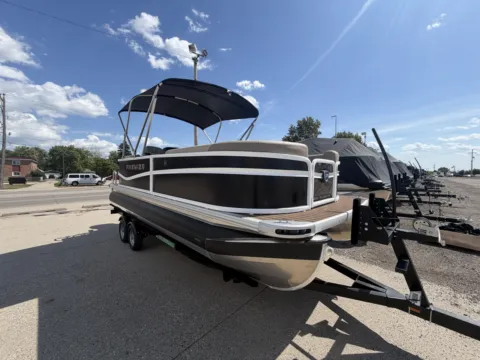 Another view of 2027 PREMIER SUNSCAPE 200 RF 90HP BUNK TRAILER for sale in Fargo, ND at McLaughlin's RV and Marine - Fargo