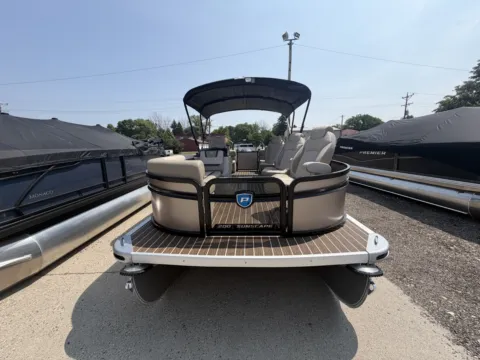 Another view of 2027 PREMIER SUNSCAPE 200 RF 115HP BUNK TRAILER for sale in Fargo, ND at McLaughlin's RV and Marine - Fargo