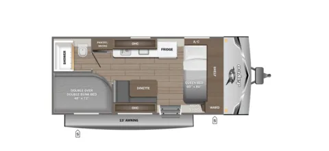 Photos of 2027 Jayco JAY FLIGHT SLX 172DB for sale in Fargo, ND at McLaughlin's RV and Marine - Fargo
