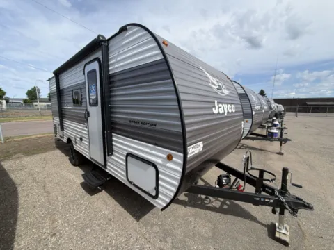 Photos of 2027 Jayco JAY FLIGHT SLX 178DBS for sale in Fargo, ND at McLaughlin's RV and Marine - Fargo