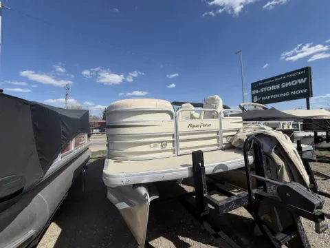 Another view of 2008 GODFREY AQUA PATIO 220 RE 75HP LEGS BUNK TRAILER for sale in Fargo, ND at McLaughlin's RV and Marine - Fargo