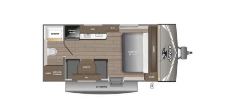 Photos of 2027 Jayco JAY FLIGHT 170FQ SE for sale in Fargo, ND at McLaughlin's RV and Marine - Fargo