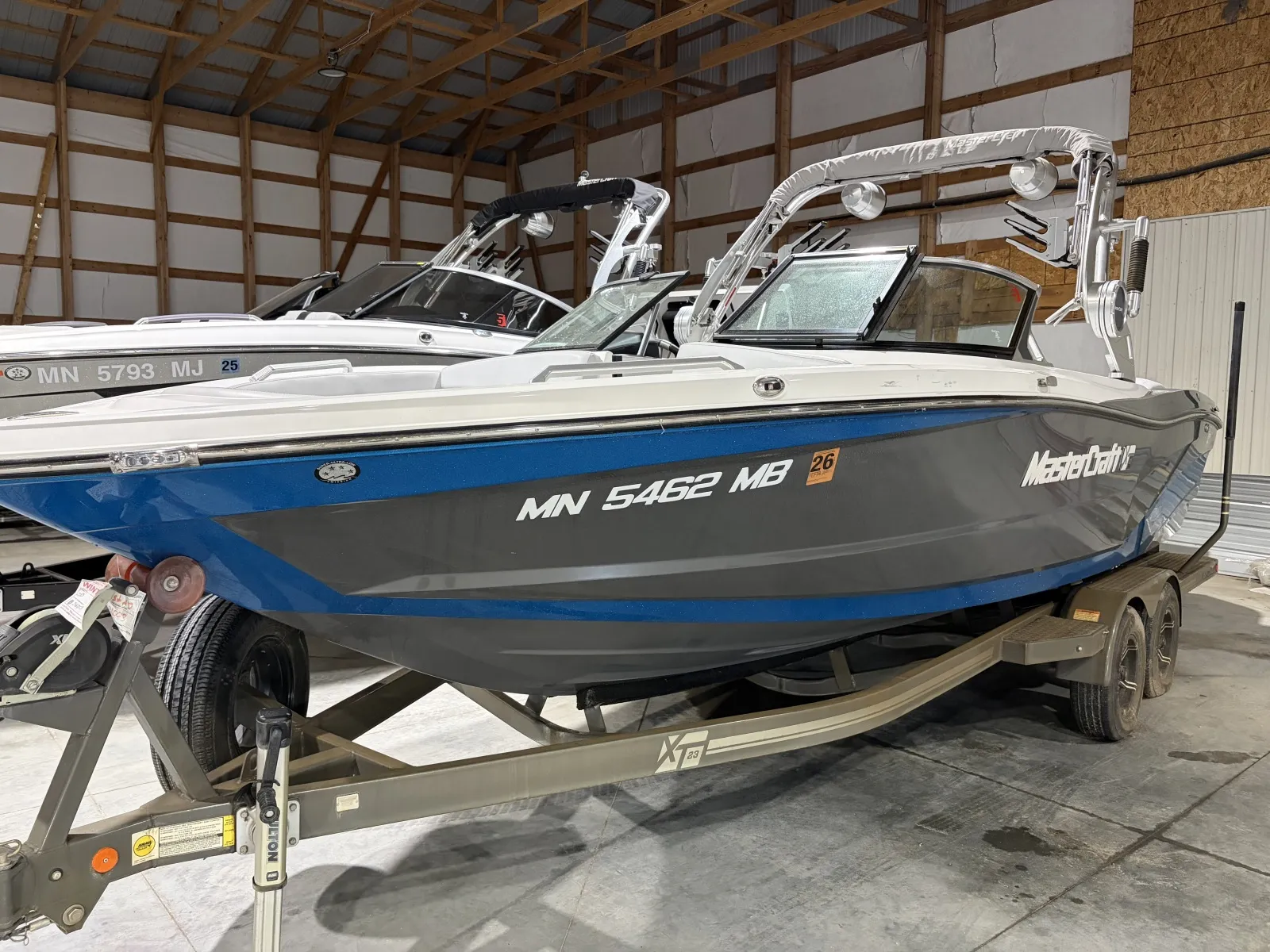 Gray 2020 MASTERCRAFT XT23 for sale in Fargo, ND