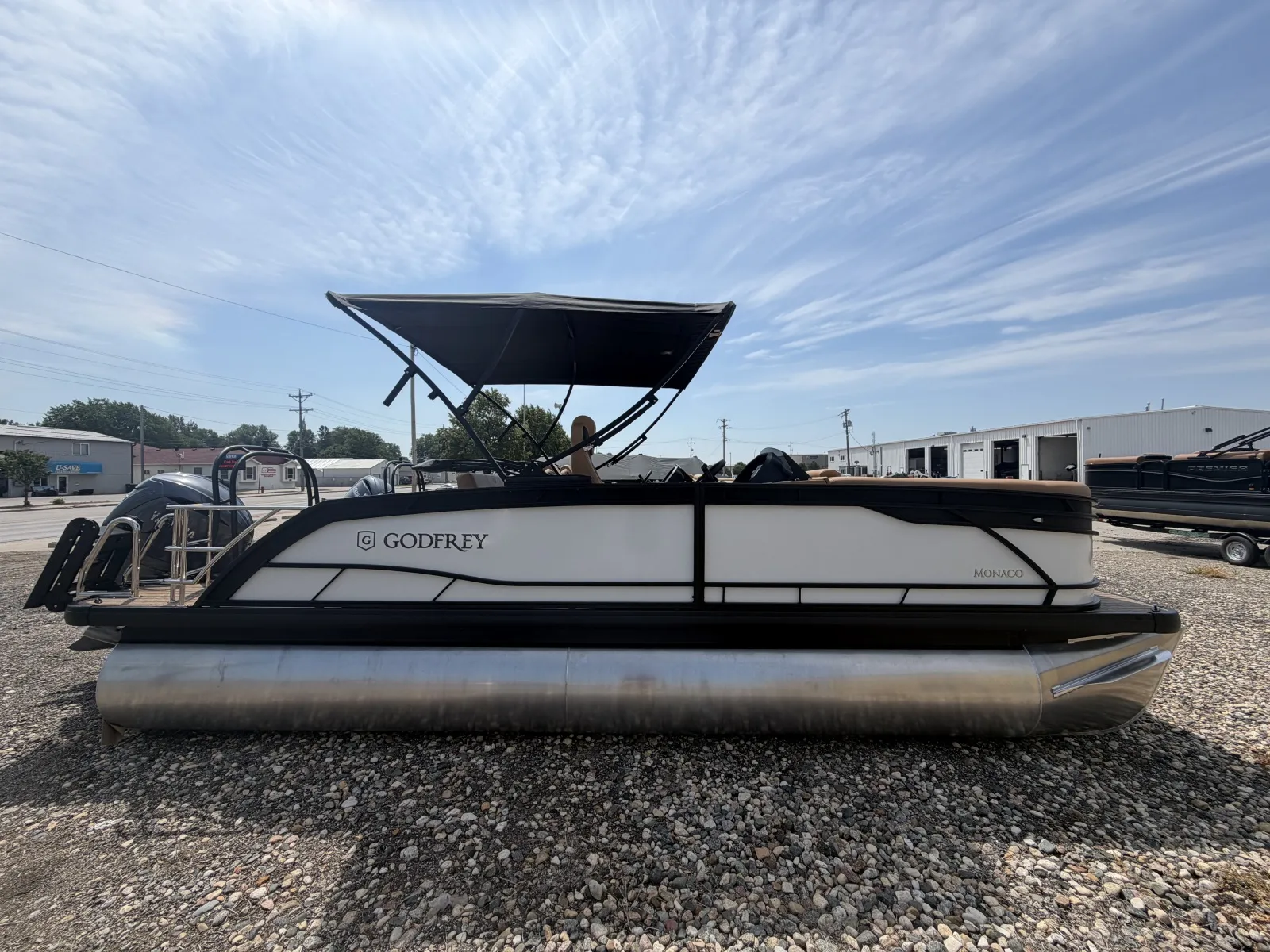 Photos of 2027 GODFREY MONACO 235 SFLC 150HP BUNK TRAILER for sale in Fargo, ND at McLaughlin's RV and Marine - Fargo