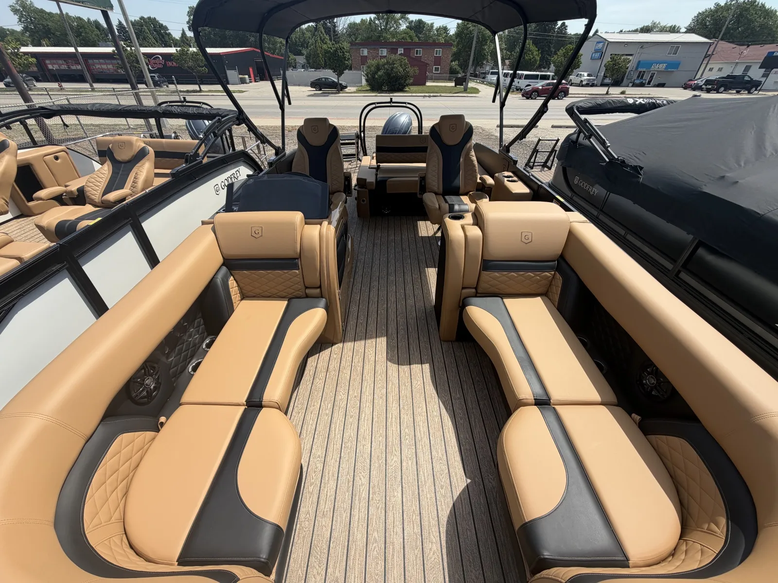 Black 2027 GODFREY MONACO 235 SFLC 150HP BUNK TRAILER for sale in Fargo, ND