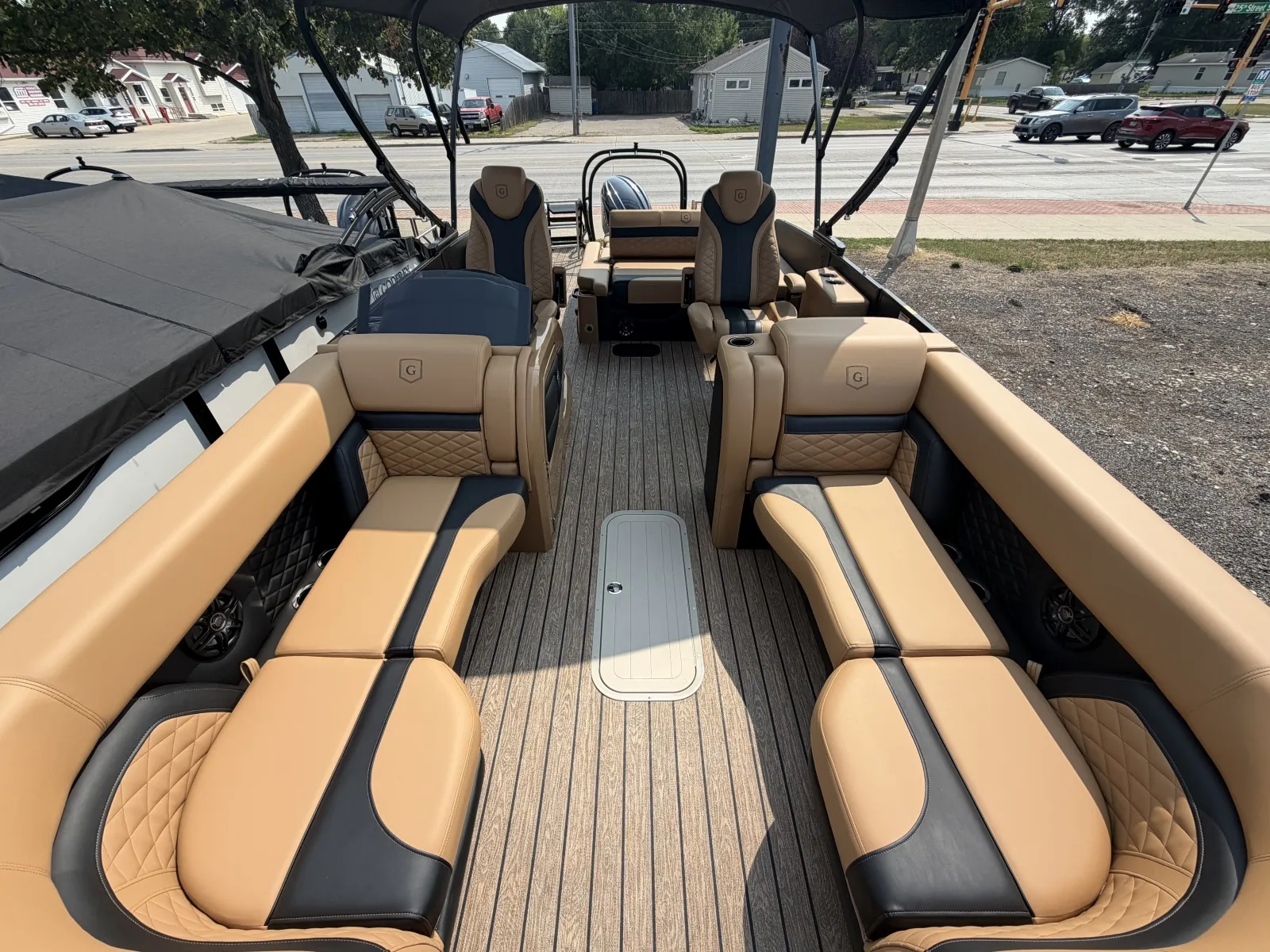 Black 2027 GODFREY MONACO 235 SFLC TRIPLE 200HP BUNK TRAILER for sale in Fargo, ND