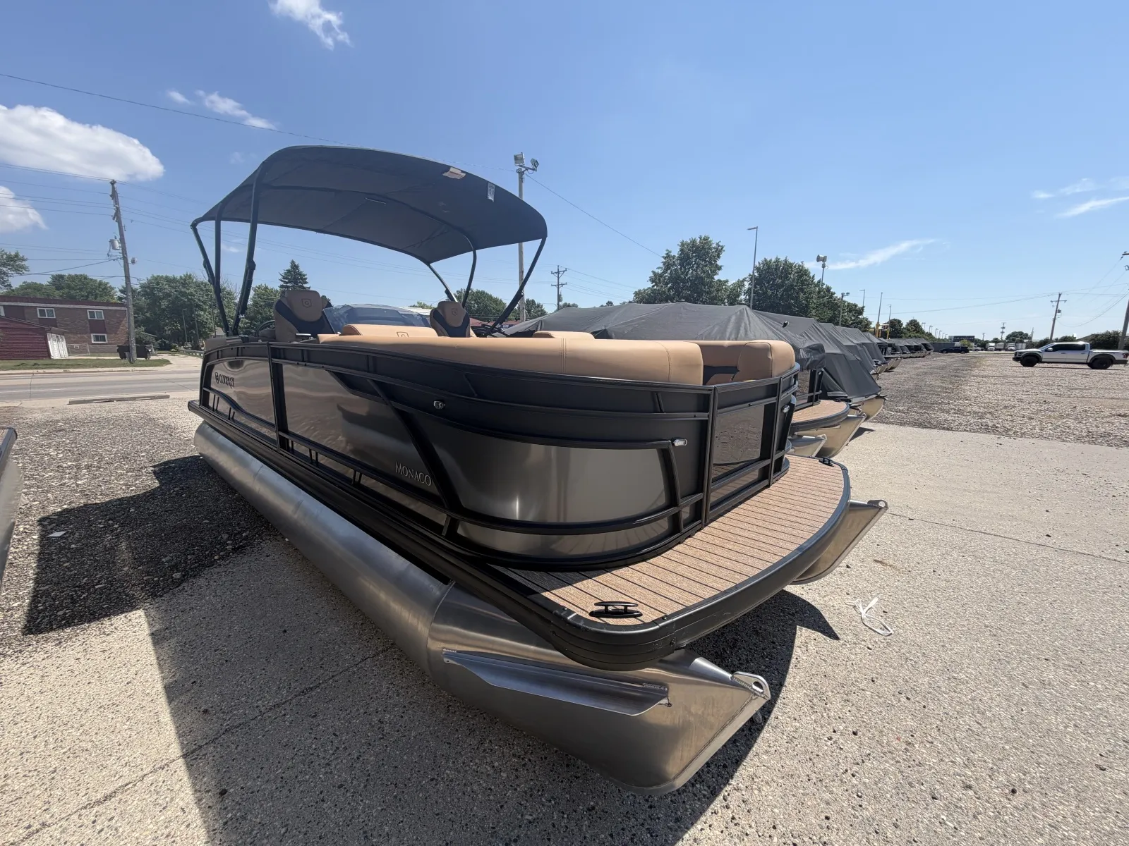 Photos of 2027 GODFREY MONACO 235 SFLC 150HP BUNK TRAILER for sale in Fargo, ND at McLaughlin's RV and Marine - Fargo
