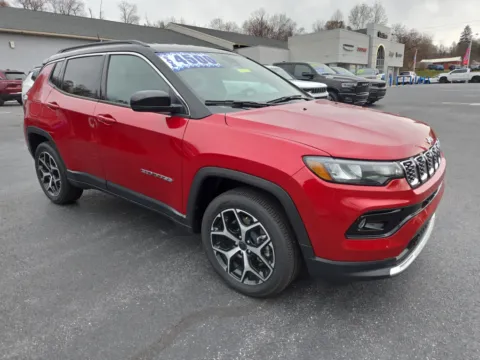 Red 2025 Jeep Compass Limited for sale in Hamburg, PA