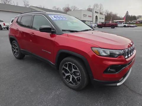 Red 2025 Jeep Compass Limited for sale in Hamburg, PA