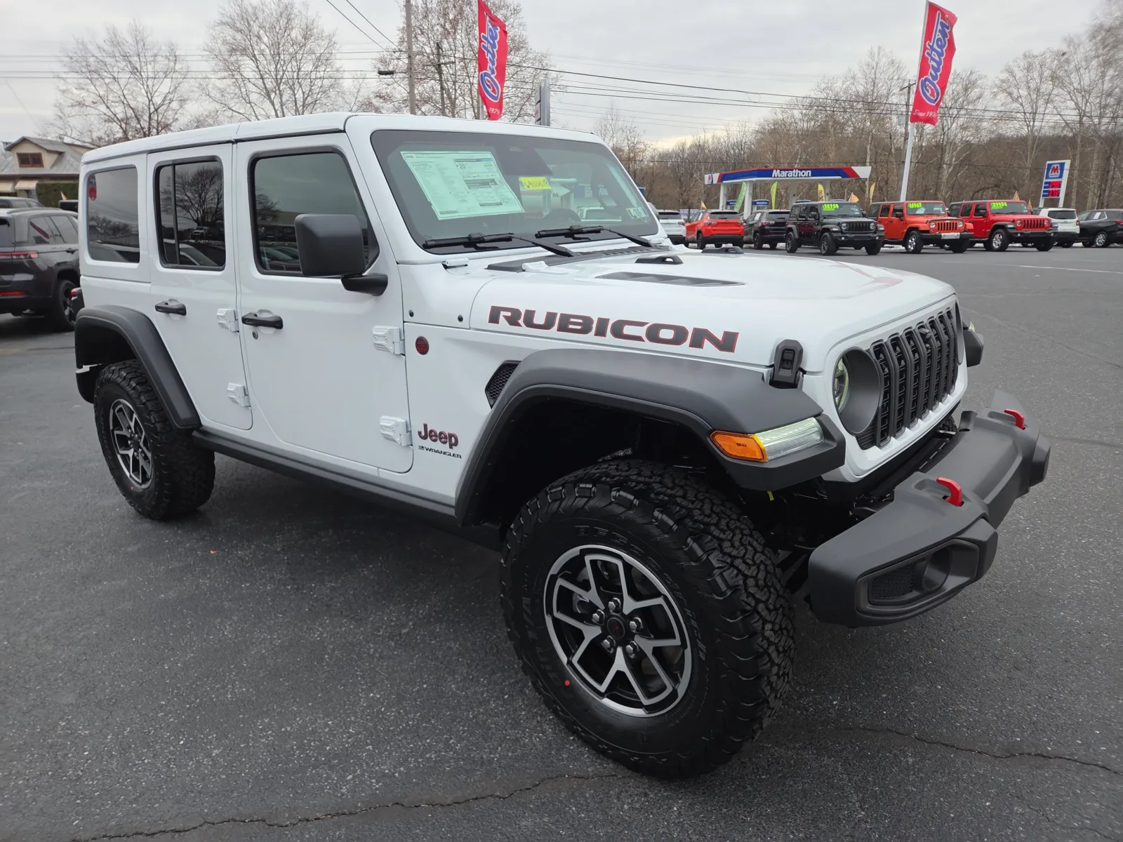 White 2026 Jeep Wrangler Rubicon for sale in Hamburg, PA