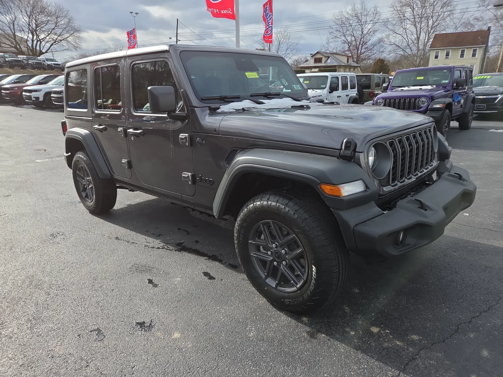Gray 2026 Jeep Wrangler Sport S for sale in Hamburg, PA