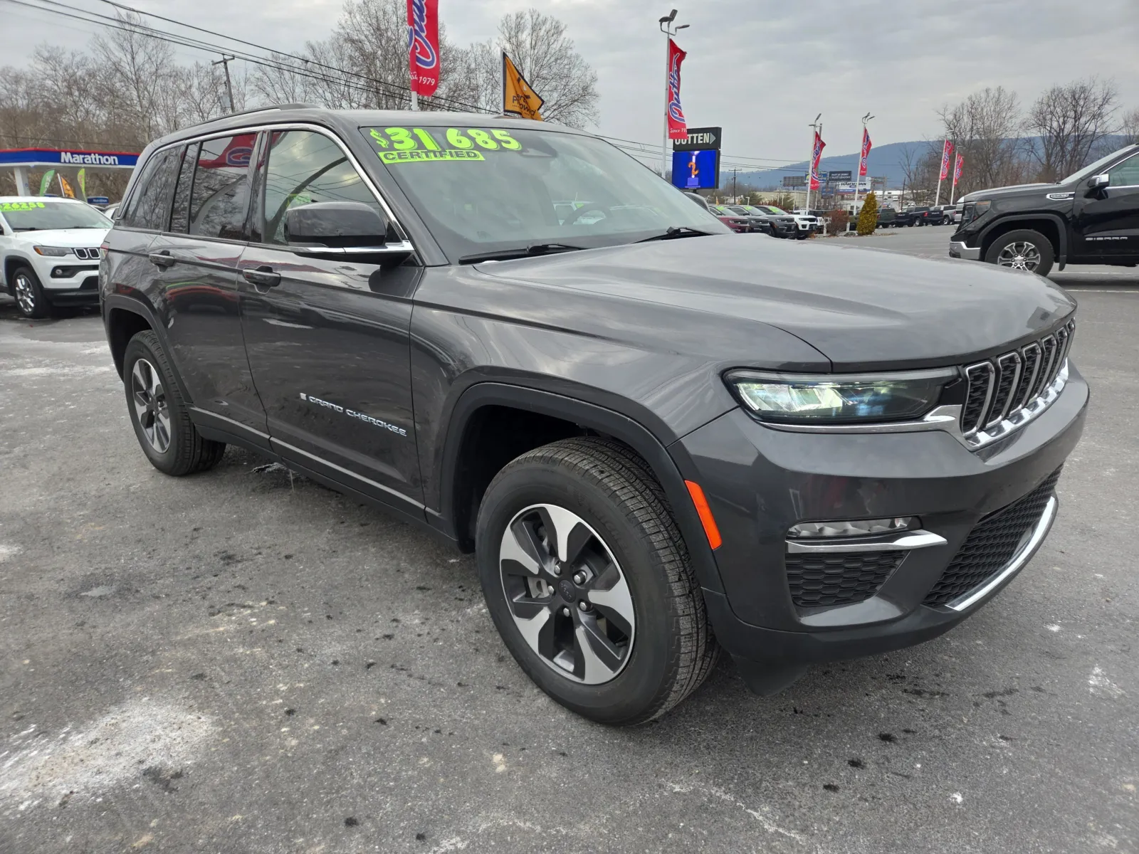 Gray 2023 Jeep Grand Cherokee 4xe for sale in Hamburg, PA