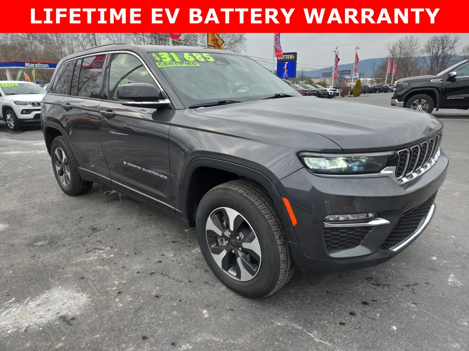 Gray 2023 Jeep Grand Cherokee 4xe for sale in Hamburg, PA